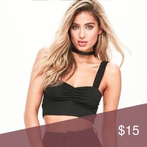 NWT Missguided Cut Out Detail Bralette